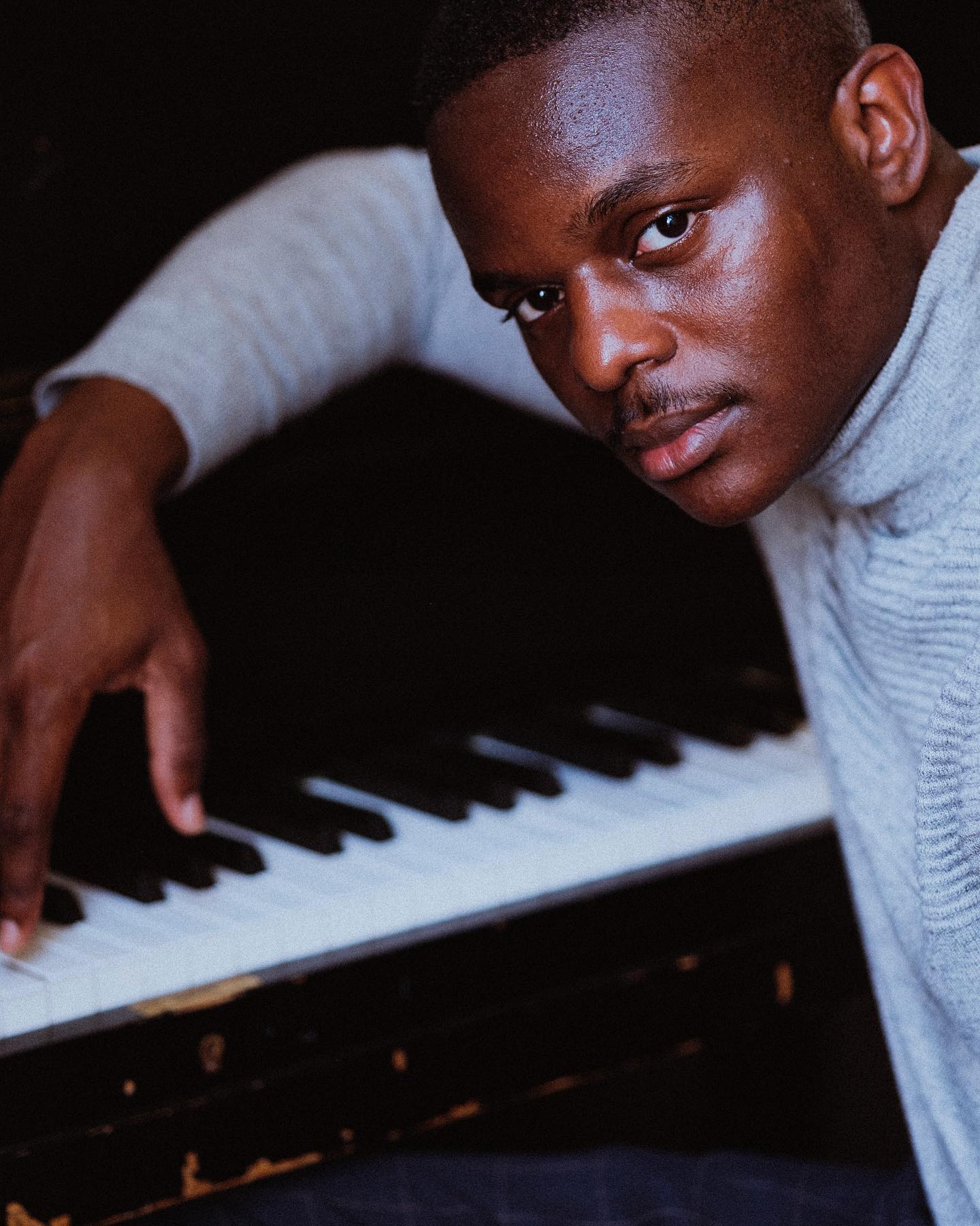 Portrait at the piano