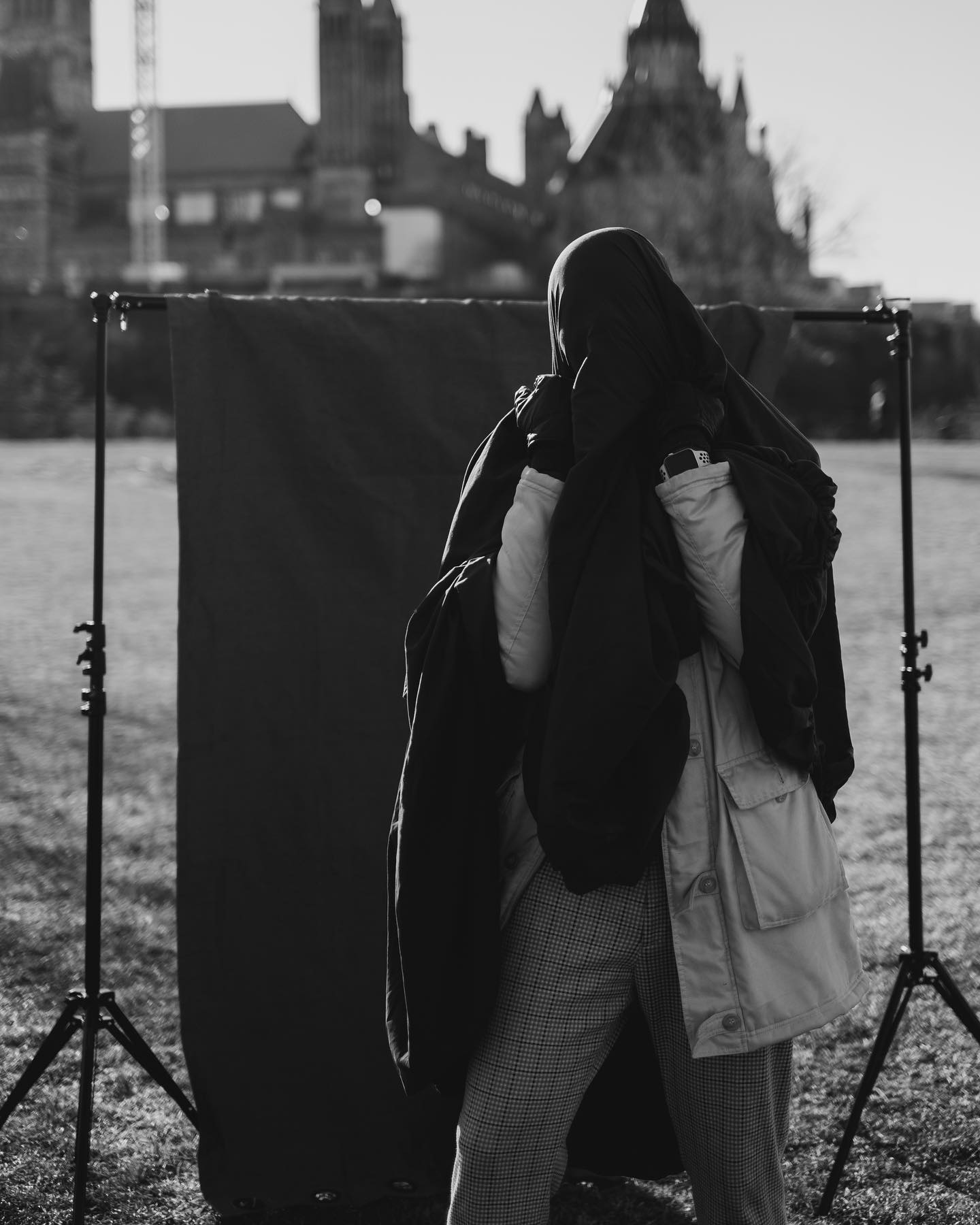 Backdrop session on Parliament Hill